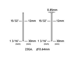 Pistola de Clavos Neumática 2 en 1 de Calibre 23, sin Cabeza y con Micro Cabeza, Modelo RPT630F, con 1 Año de Garantía para Madera - Product Image 2