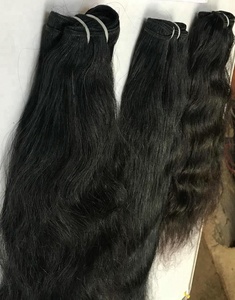 Vente en gros 100% Extensions de cheveux de temple indien bruts vierges non transformés 40 pouces Cheveux Remy bouclés - Product Image 6