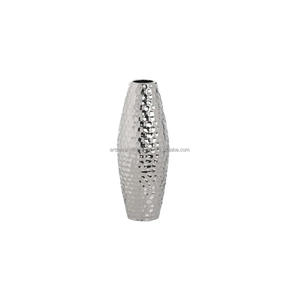 Florero de cristal chapado en oro, centro de mesa de nuevo estilo, florero de METAL, precio al por mayor - Product Image 2