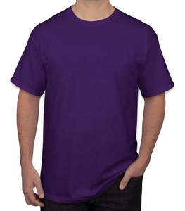 Camisetas de gimnasio para hombre de alta calidad, promoción masiva personalizada, venta al por mayor, logotipo bordado en blanco, ropa de algodón 100%, impresión lisa teñida - Product Image 2