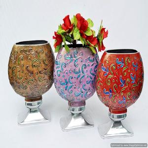 Artículos de mesa multicolores hechos a mano, macetas decorativas de lujo y jarrón, maravilloso diseñador, elegante, florero de la mejor calidad, suministro - Product Image 1