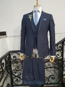 Wholesale price fashion italian style latest design jacket pants <b>men's</b> suits, year new production, high quality - Product Image 3