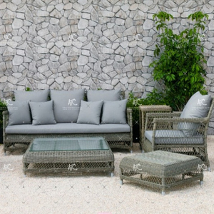 Conjunto de sofá de ratán sintético para exteriores - Product Image 1