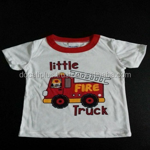 Camisetas 100% de algodón para niños, camisetas formales estampadas para niños, patrón sólido, tela de punto de gran tamaño, impresión Digital Formal - Product Image 3