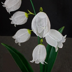 Ultimi fiori giganti con griglia in ferro battuto decorazione per matrimoni centrotavola per passerella di nozze del mughetto - Product Image 2