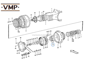 VOE 11035921-Roulement à rouleaux pour les transporteurs articulés Volvo-Pièces de rechange pour machines de construction neuves de haute qualité - Product Image 3