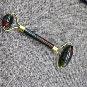 Rodillo de masaje de alta calidad, piedra de sangre, masaje facial, rodillo de cristal natural, productos faciales, rodillo de 4 a 5 pulgadas, mayorista - Product Image 2