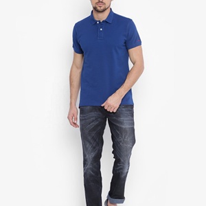 Estilo Formal de manga corta personalizable para hombre para Polo Bangladesh hecho patrón sólido tejido de punto logotipo bordado para Adu - Product Image 1