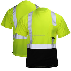 Safety Working shirt High-Visibility Safety Working Shirt for Industrial Use - Reflective Workwear Safety working shirt - Product Image 3