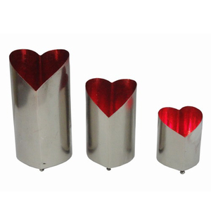 Fer Coeur Votive Titulaire Lumière De Thé - Product Image 1