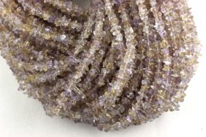 Piedras preciosas de ametrina Natural, abalorios de Chips lisos sin cortar, de alta calidad, 1 hilo, fabricante al por mayor, 2022 - Product Image 4