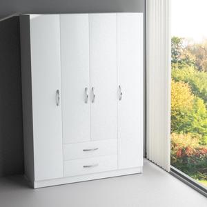 Placard exclusif de luxe disponible en aggloméré laqué blanc 4 portes de Turkiye Best-seller - Product Image 2