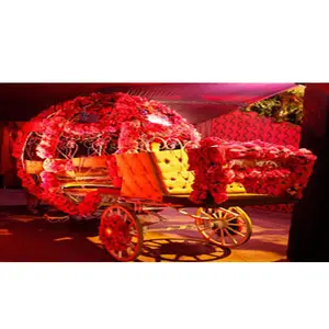 Цветок Золушка лошадь Багги Свадебная каретка для входа невесты жениха Идеальный вход невесты каретка