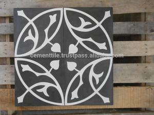 กระเบื้องปูพื้นซีเมนต์ทำมือ CTS ขนาด 200x200 มม. ป้องกันการลื่น สำหรับปูพื้นภายใน-ผลิตในเวียดนาม - Product Image 5