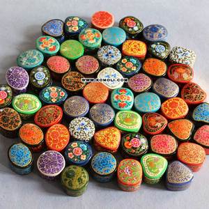 หลายสีทำด้วยมือราคาถูกที่กำหนดเองกล่องเครื่องประดับแหวน - Product Image 2