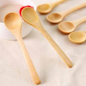 Venta al por mayor 20 unids/pack 5,1 pulgadas cuchara de madera respetuoso del medio ambiente de japón vajilla café té de miel cuchara agitador envío gratuito - Product Image 3