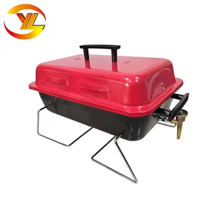 Portable Outdoor mini small folding foldable gas bbq grill camping traveller expert valve stove valve limited to Europe