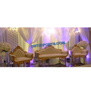 งดงามแผนกต้อนรับเวทีเฟอร์นิเจอร์นิยายแต่งงานเวทีโซฟาตั้งสองที่นั่งโซฟาออกแบบสำหรับงานแต่งงาน - Product Image 1