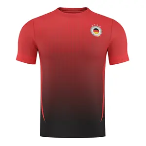 Kaus Sepak Bola Kualitas Tinggi Adalah Kaus Promosi Tim Jerman Poliester/Katun Dicetak Pria Cup Eropa