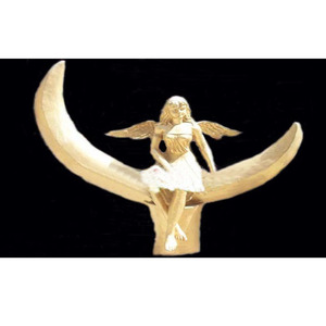 Statue de Pari en fibre pour décoration de mariage, statue de Pari sculptée en fibre pour mariage indien, statue de bienvenue pour mariage, décoration USA - Product Image 1
