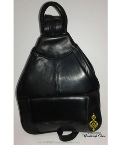 Sac à dos Softback en cuir véritable fait à la main de haute qualité Capacité de 10L Meilleur dans la catégorie Fabriqué au Maroc Tanger - Product Image 1
