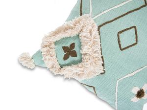 Bohemian Decor Cotton Throw Pillow Pom-pom pillow Case Green <b>tufted</b> Square Pillow <b>cover</b> cotton Wholesale <b>Cushion</b> <b>Cover</b> - Product Image 5