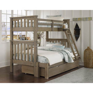 Cadre de lit superposé moderne et contemporain en bois massif pour enfants avec taille personnalisée pour les petites chambres à la maison, hôtel ou appartement - Product Image 4