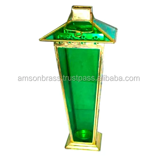 Candelabro Venda Quente Bela Verde Pilar Vela Lanterna Casamento Candelabro Candelabro Cor Prata