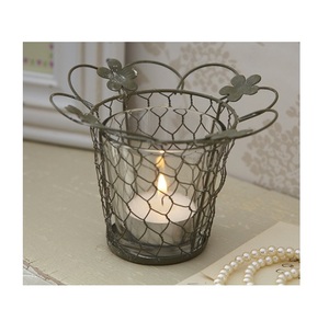 Elegant Metal <b>Tea</b> Light Holder for Home & Office Impressive <b>Candle</b> Holders Lanterns <b>Candle</b> Jars Decor - Product Image 6