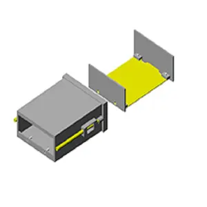 Boîtier de commande en plastique ABS DIN 96*48*110 IP66 niveau de protection boîtier du fabricant - Product Image 1