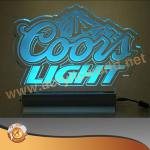 Support d'affichage de Menu éclairé en acrylique gravé, porte-affiche Led en acrylique - Product Image 4