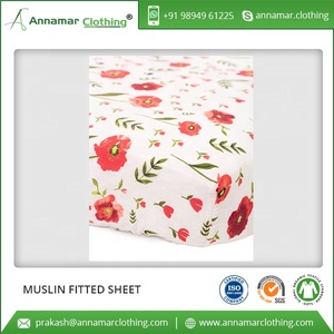 100% Muslin Cotton Fitted Sheet from Bulk Manufacturer at Low Price - Product Image 6
