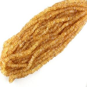 Cuentas Heishi de citrino Natural de 16 pulgadas, Gema suave de forma cuadrada, fabricante auténtico de alta calidad, venta al por mayor - Product Image 5