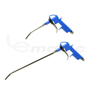 Kit de Pistola de Aire Lematec ZN-127 de 1/4 Pulgadas Azul con Boquilla Larga, Consumo de Aire de 1.54 CFM para Limpieza - Product Image 2