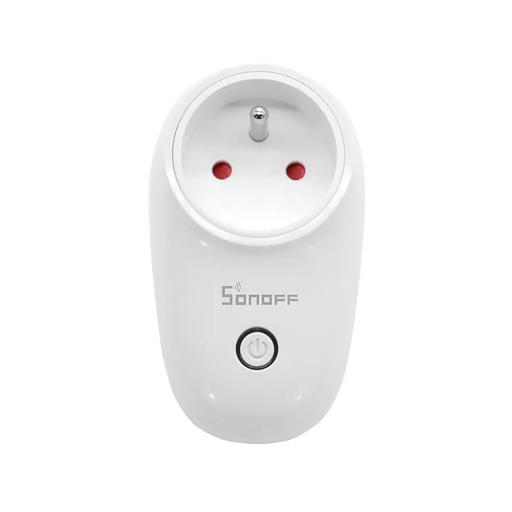 SONOFF S26 EU WiFi Timing Outlet Smart Remote Control Socket Wireless Plug APP Power For Smart Home Switch Work With Google