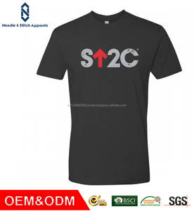 OEM personalizado de los hombres de ajuste seco transpirable respetuoso con el medio ambiente camiseta para correr 100% algodón promocional fútbol Logo de talla grande de punto - Product Image 3