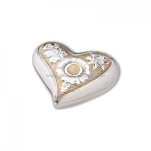 Urna Funeraria de Plomo con Forma de Corazón para Cenizas de Bebé, Estilo Americano, Suministros Funerarios BRASSWORLD INDIA - Product Image 5