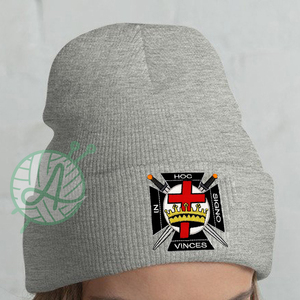 Gorro de invierno de punto de algodón y lana 100% para adultos, diseños a cuadros con letras Argyle bordadas personalizables para uso comercial deportivo - Product Image 3
