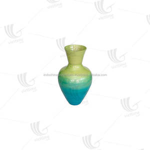 Florero de bambú lacado para decoración del hogar, alta calidad - Product Image 2