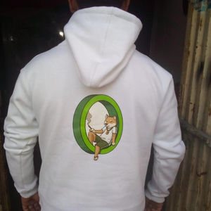 Sudadera con capucha de manga larga personalizada para hombre Hip Hop moda invierno occidental dibujos animados pulóver impresión Digital personalizable sudaderas con capucha - Product Image 4