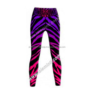 Women Sublimation Printed Dry Fit Anti-Bacterial Eco-Friendly Spandex/Polyester Fitness Leggings - Product Image 1