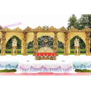 Indian Wedding Fiber Lotus Mandap Wedding Mandap Sale in India Wedding Mandap Decoration Mandap decor USA - Product Image 5