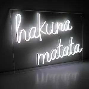 Letreros de neón para decoración del hogar, letreros de neón personalizados con letras led, de fiesta, de fábrica mate, envío directo