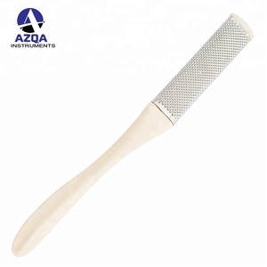 Lima de Acero Inoxidable OEM con Mango Largo de Plástico para Eliminar Callosidades y Durezas, Herramienta de Pedicura de Alta Calidad - Product Image 2