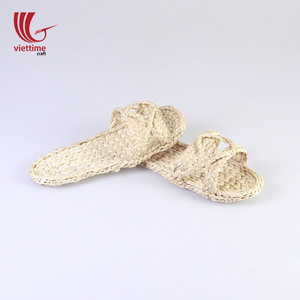 Wholesale Natural Water Hyacinth <b>Slippers</b>/ Woven Fiber <b>slippers</b> for Summer - Product Image 4
