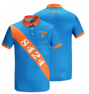 เสื้อโปโลลายทางปักตามสั่งไซส์พิเศษสำหรับทุกเพศเสื้อผ้าโพลีเอสเตอร์ผ้าฝ้าย100% ระบายอากาศพิมพ์โลโก้เรียบ - Product Image 1