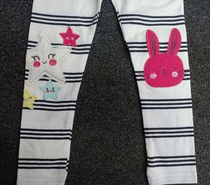 Mallas elásticas de marca para niños, pantalones lisos de longitud completa, a rayas, lote de Stock de 240 - Product Image 3