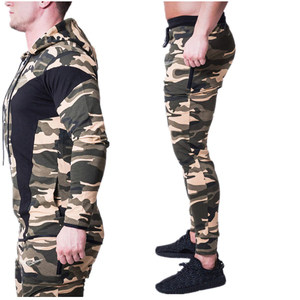 Sublimation de design, survêtements camouflage pour hommes, vêtements de sport de haute qualité, ensemble de survêtements de fitness et de jogging sur mesure pour hommes - Product Image 4