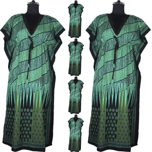 Longue robe caftan pour femmes, vêtements de style bohème, imprimés, - Product Image 1