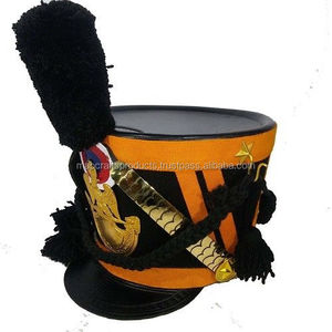 Chapeau Shako Classique Britannique Vintage pour Hommes avec Logo Personnalisé, Respirant pour l'Automne et l'Hiver - Product Image 6